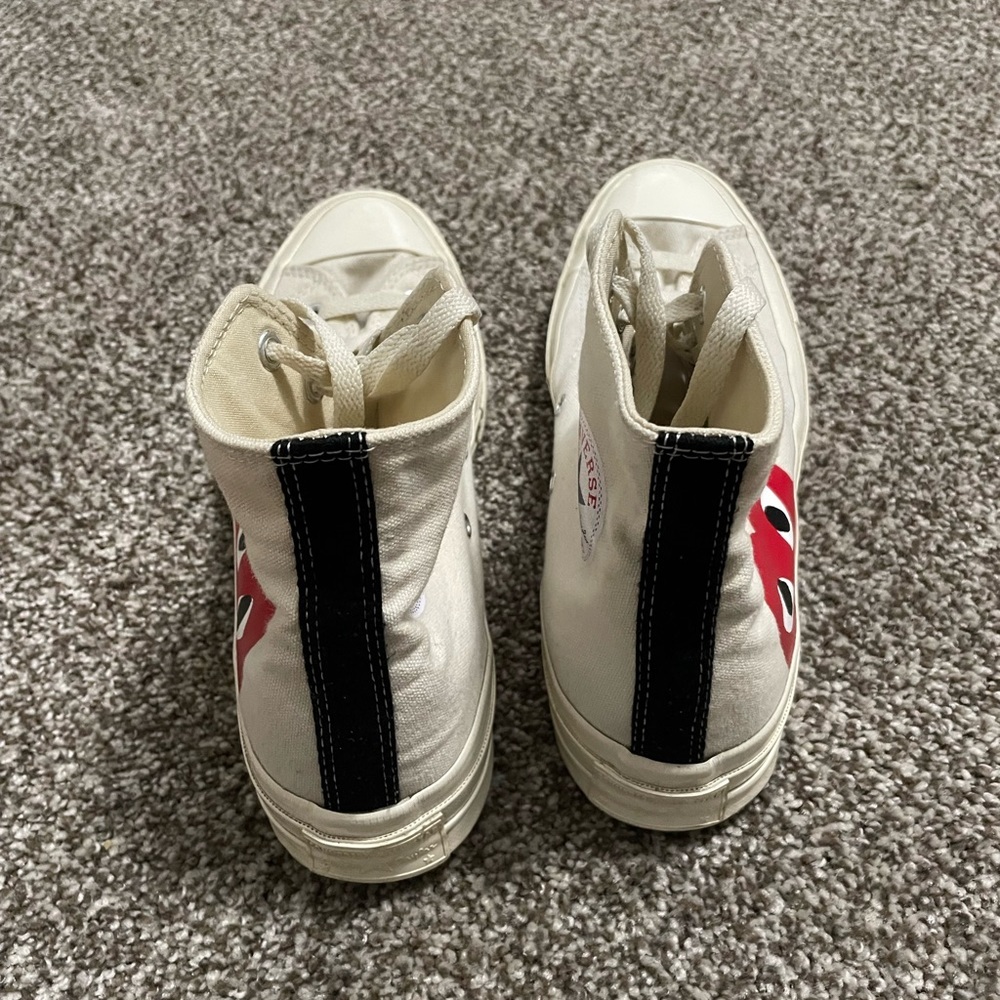 CONVERSE X COMME DES GARCONS PLAY ALL STAR CHUCK '70 HI - WHITE